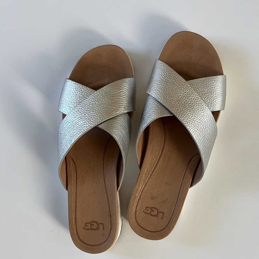 UGG Kari Metallic Sandal 11 - Picture 2 of 11